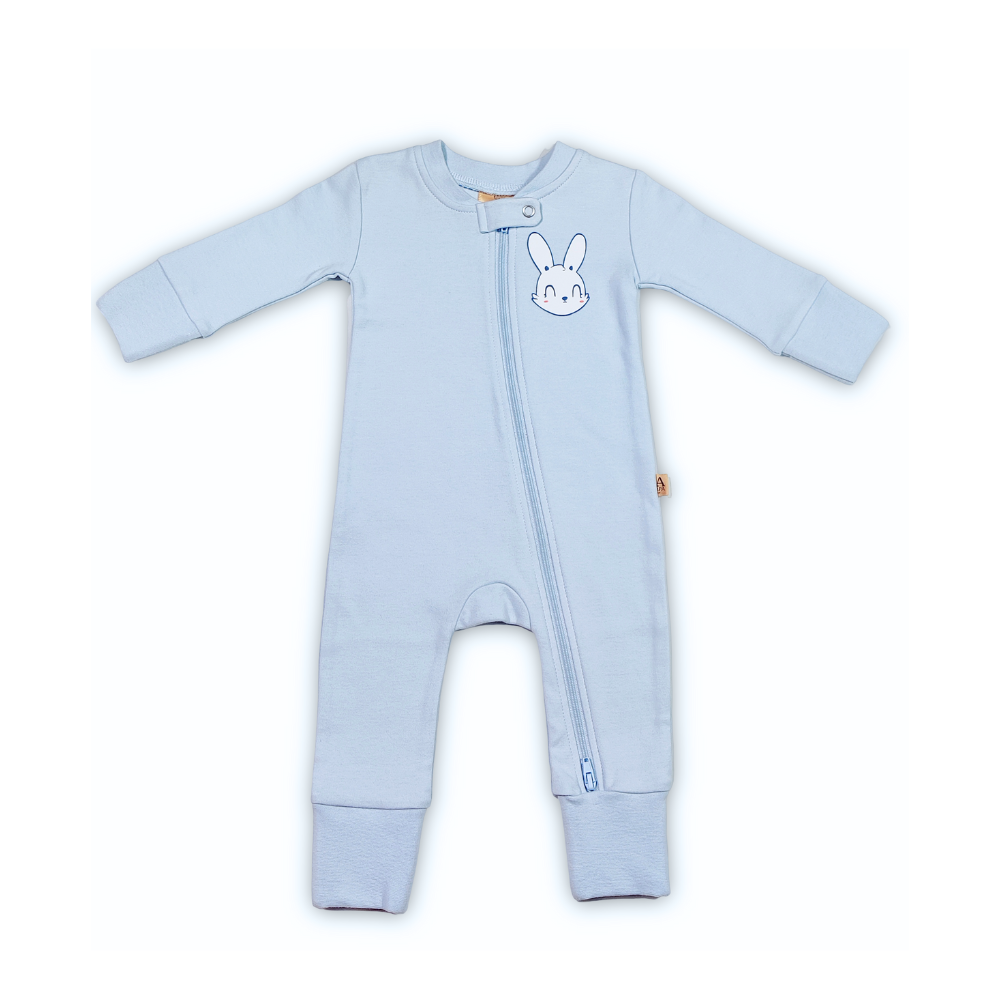 baby romper - blue