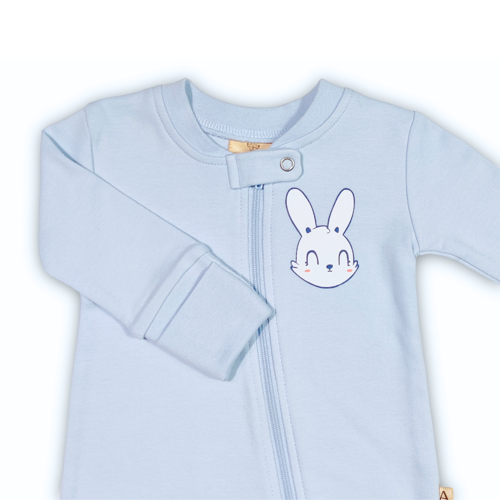 baby romper - blue