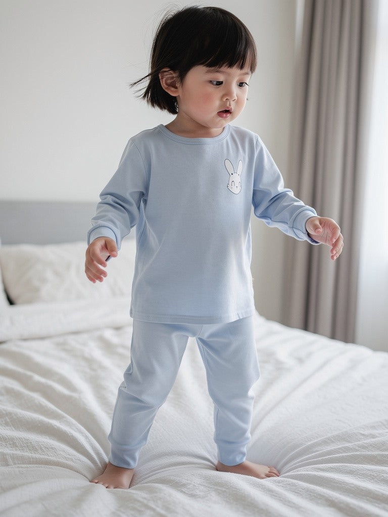 blue kids pajama